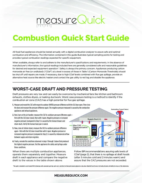 Combustion Quick Start Guide cover