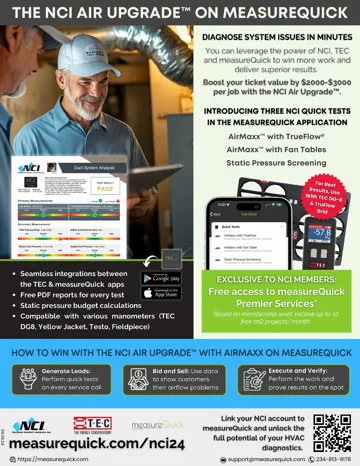 NCI Air Upgrade Overview cover page