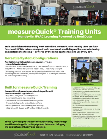 Training Units cover page