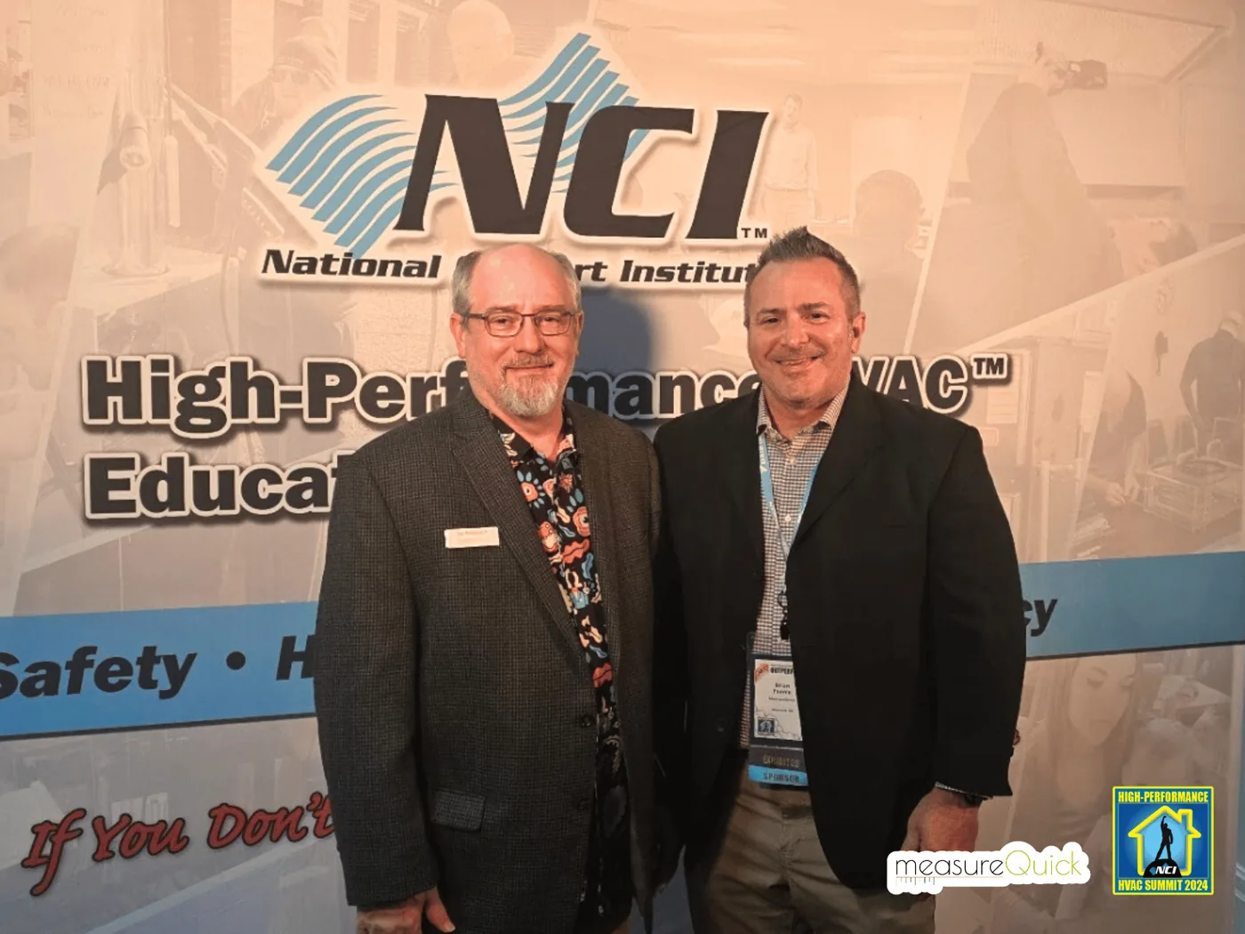 Brian Feenie and Joe Medosch of measureQuick at the 2024 NCI Summit
