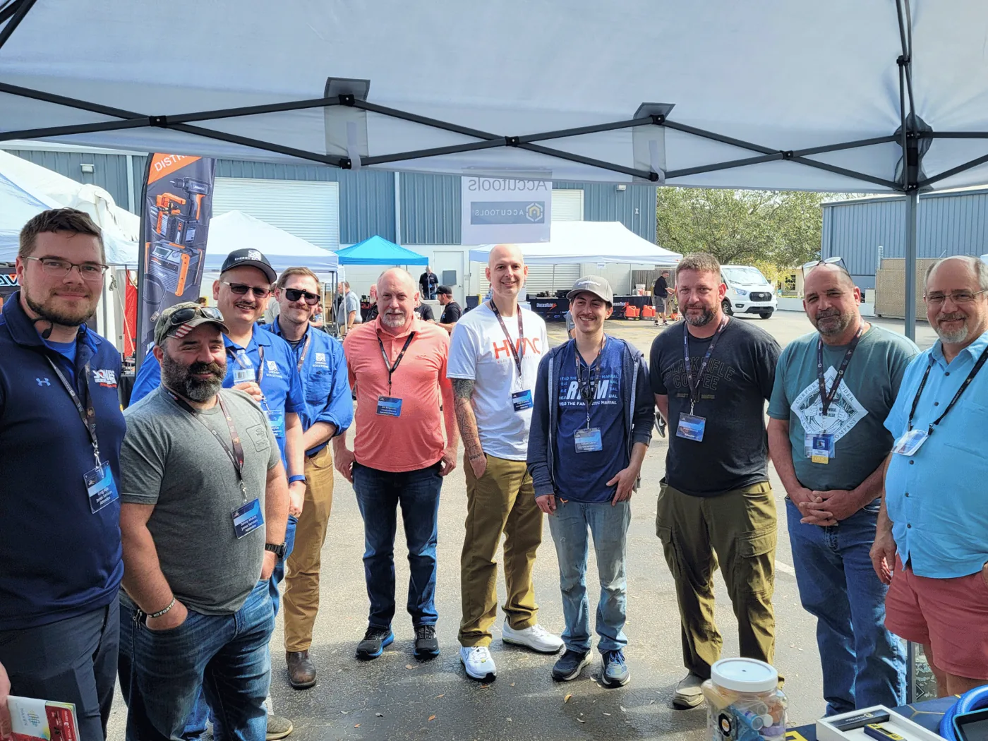 The measureQuick team and certified champions gathered at a field symposium