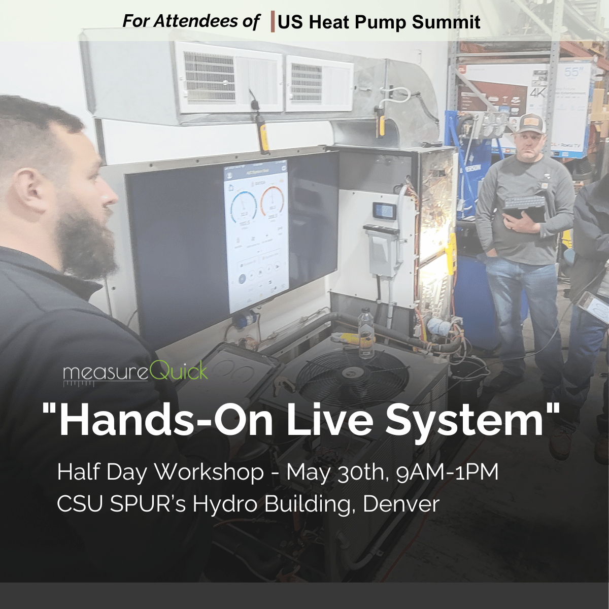 Heat Pump "Hands-On Live System" Half-Day Workshop (US Heat Pump Summit 2024)