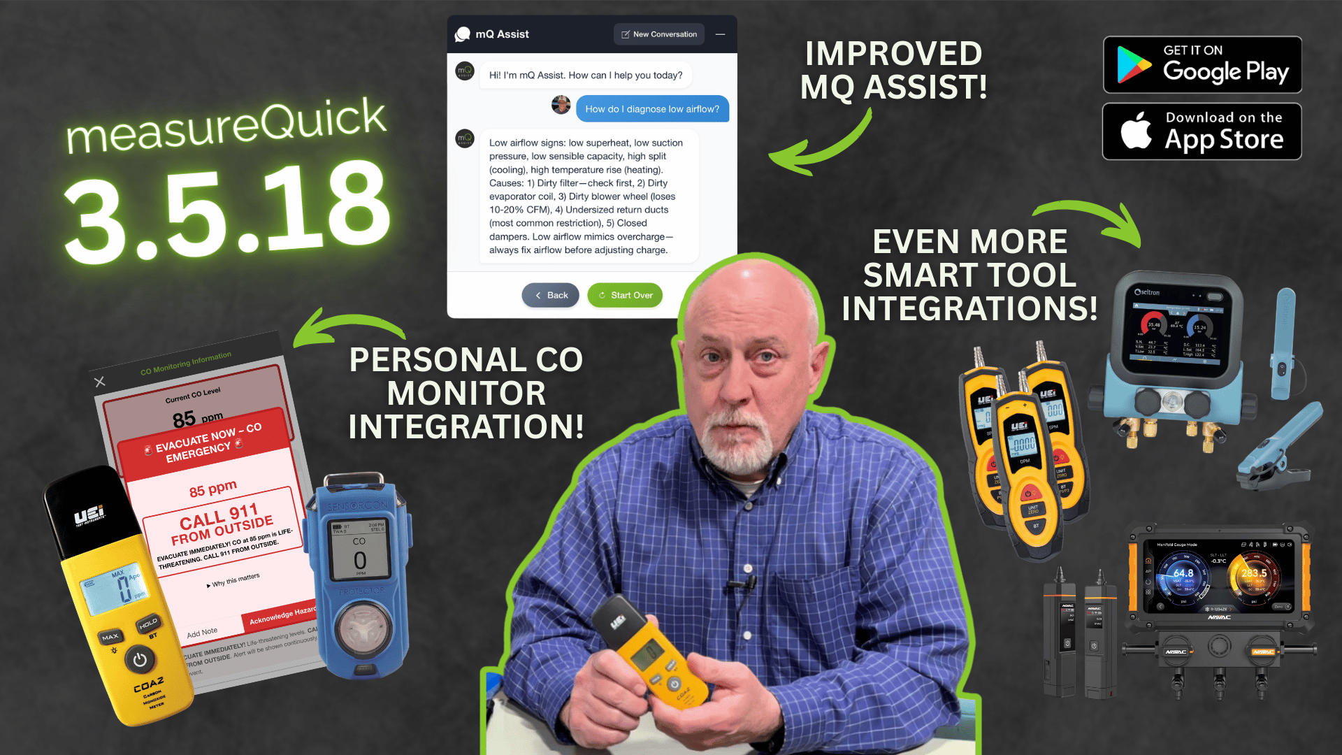 measureQuick V3.5.18: Personal CO Monitoring, UEI Integration & Smarter Workflows